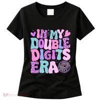 In My Double Digits Era Retro 10 Year Old 10th Birthday Women's T-Shirt thumb 0