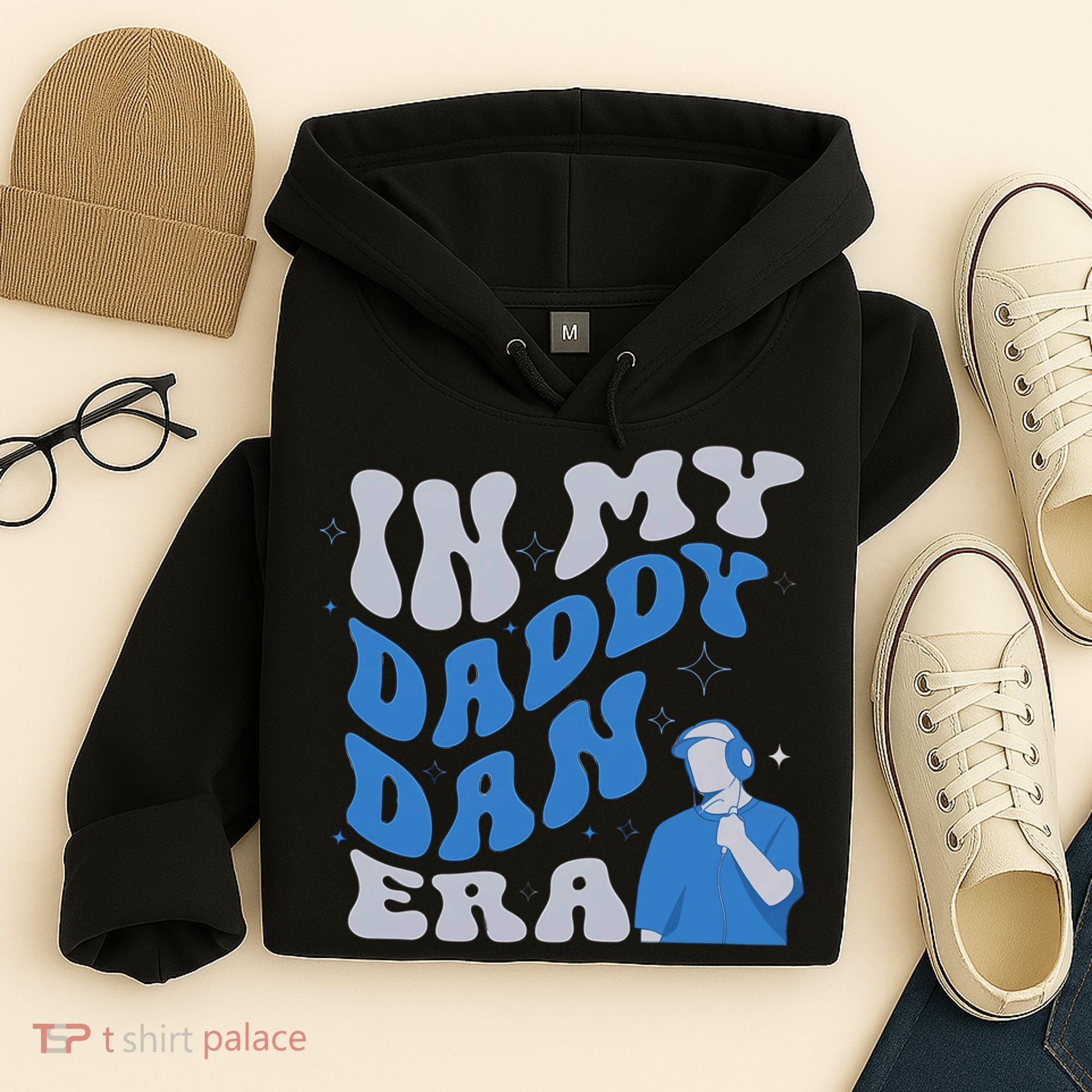In My Daddy Dan Era Funny Papa Daddy Fathers Day Hoodie