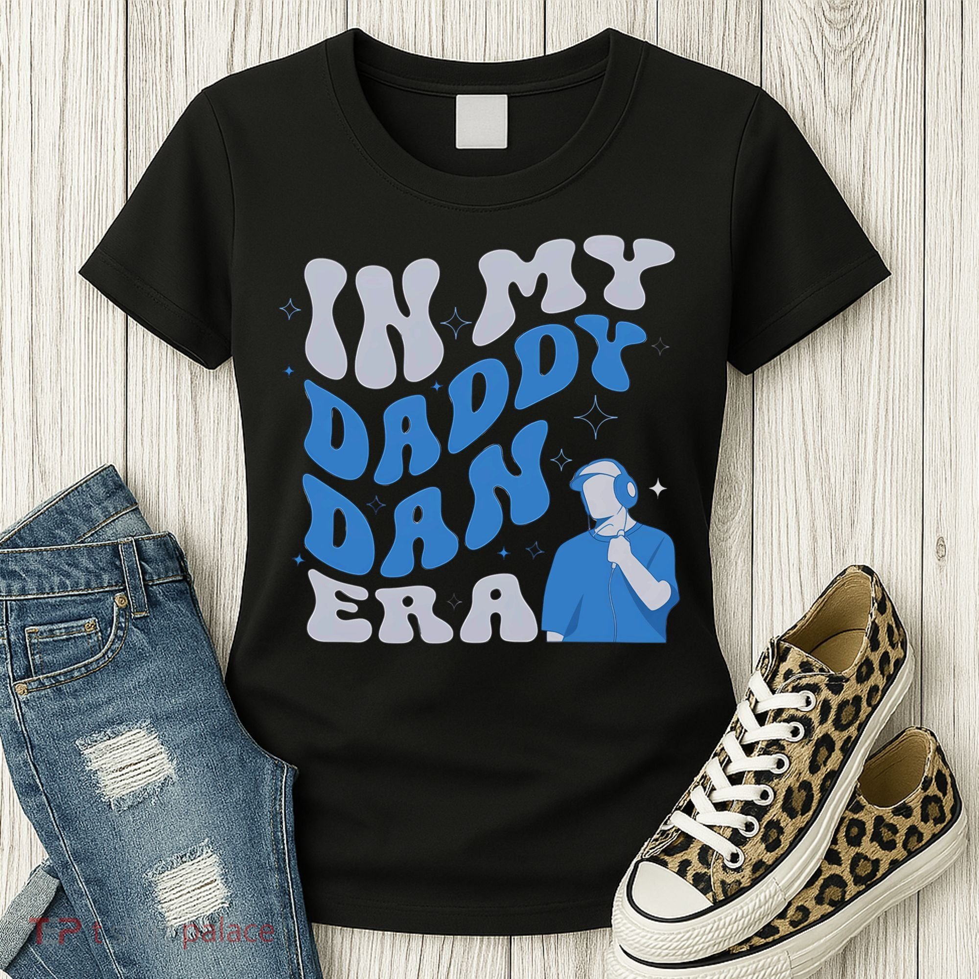 In My Daddy Dan Era Funny Papa Daddy Fathers Day Women's T-Shirt