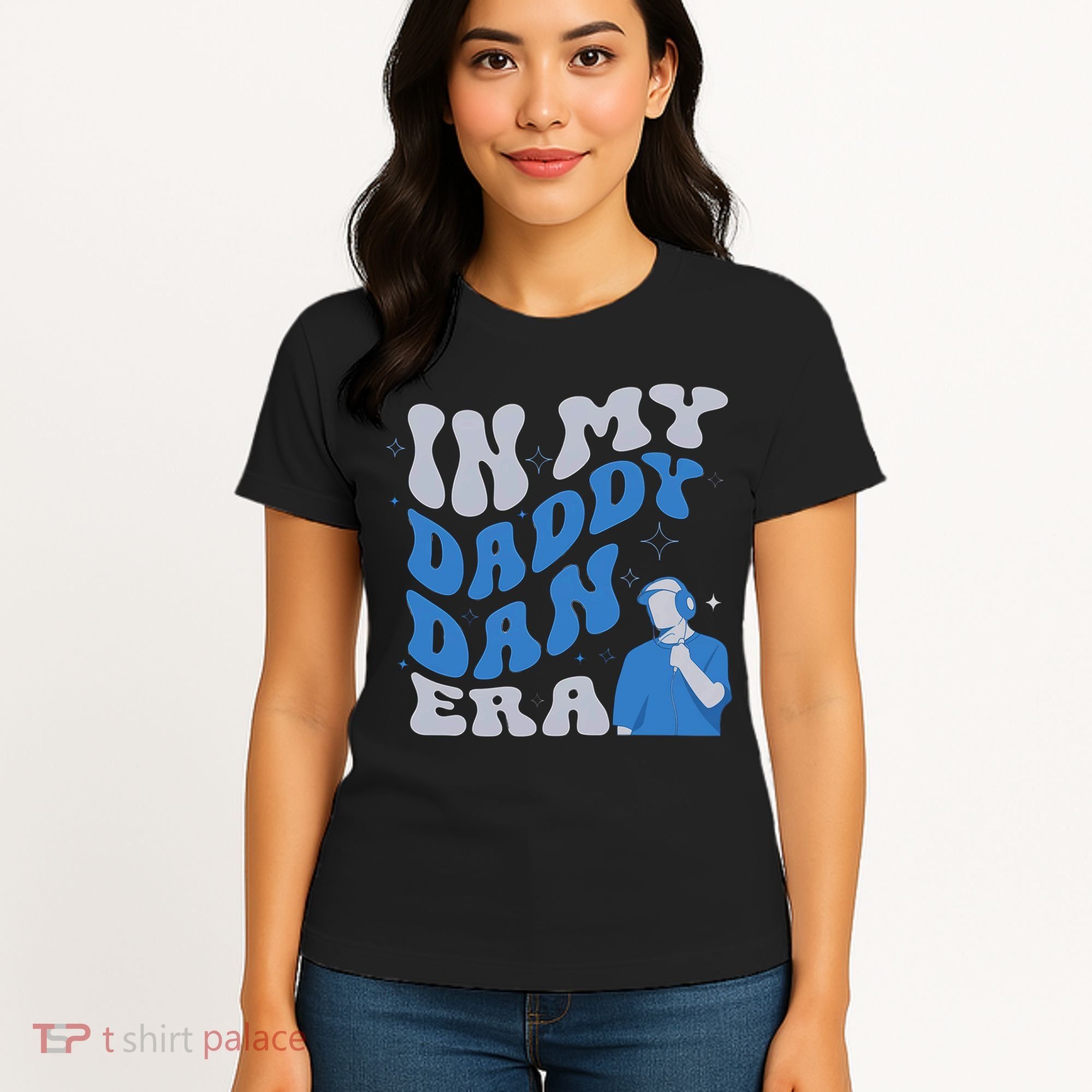 In My Daddy Dan Era Funny Papa Daddy Fathers Day Women's T-Shirt