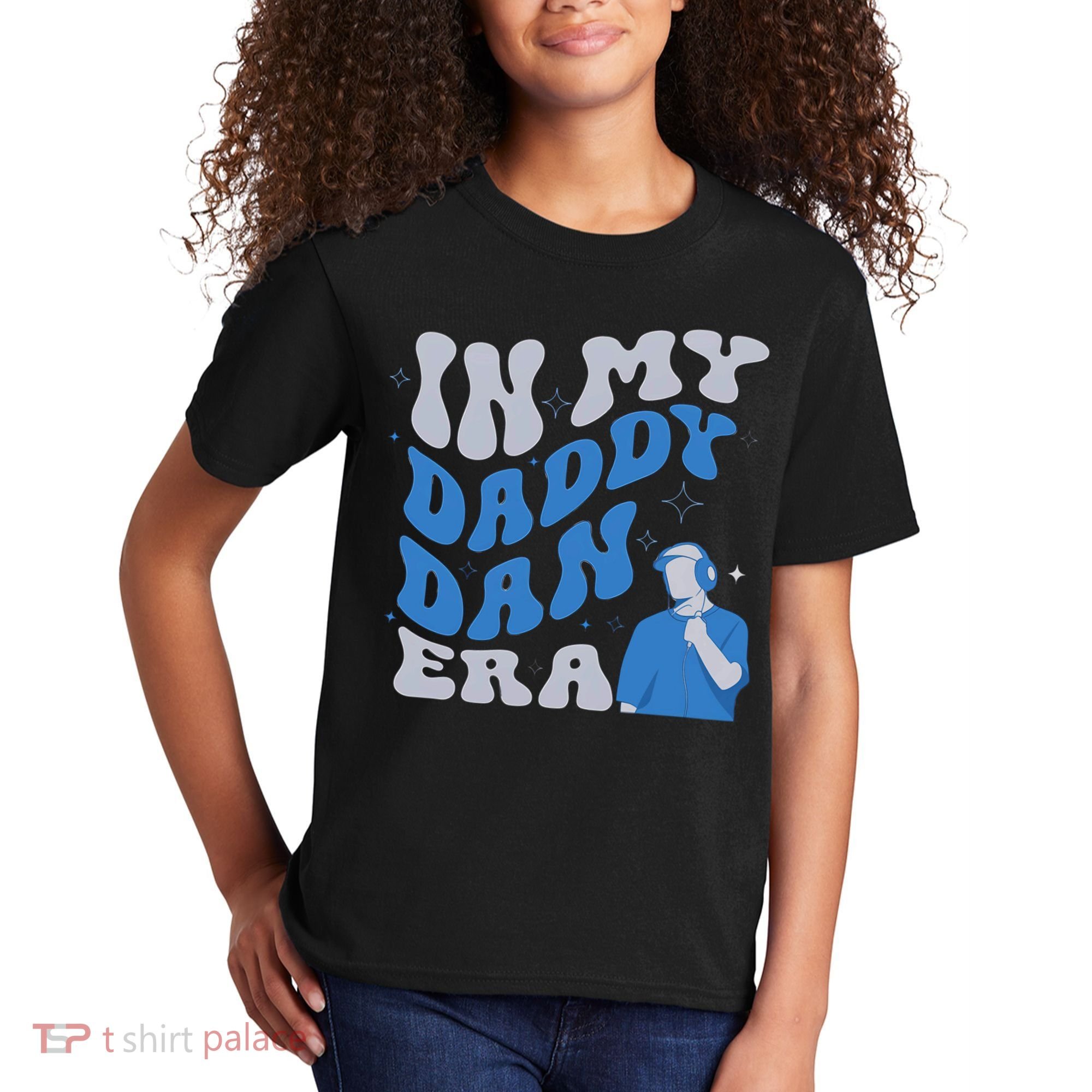 In My Daddy Dan Era Funny Papa Daddy Fathers Day Kids T-Shirt