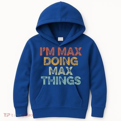 IM Max Doing Max Things Kids Hoodie