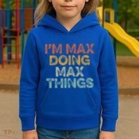 IM Max Doing Max Things Kids Hoodie thumb 3