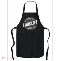 In My Defense I Was Left Unsupervised Funny Saying Graphic Apron thumb 0