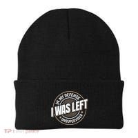 In My Defense I Was Left Unsupervised Funny Saying Graphic Beanie thumb 0