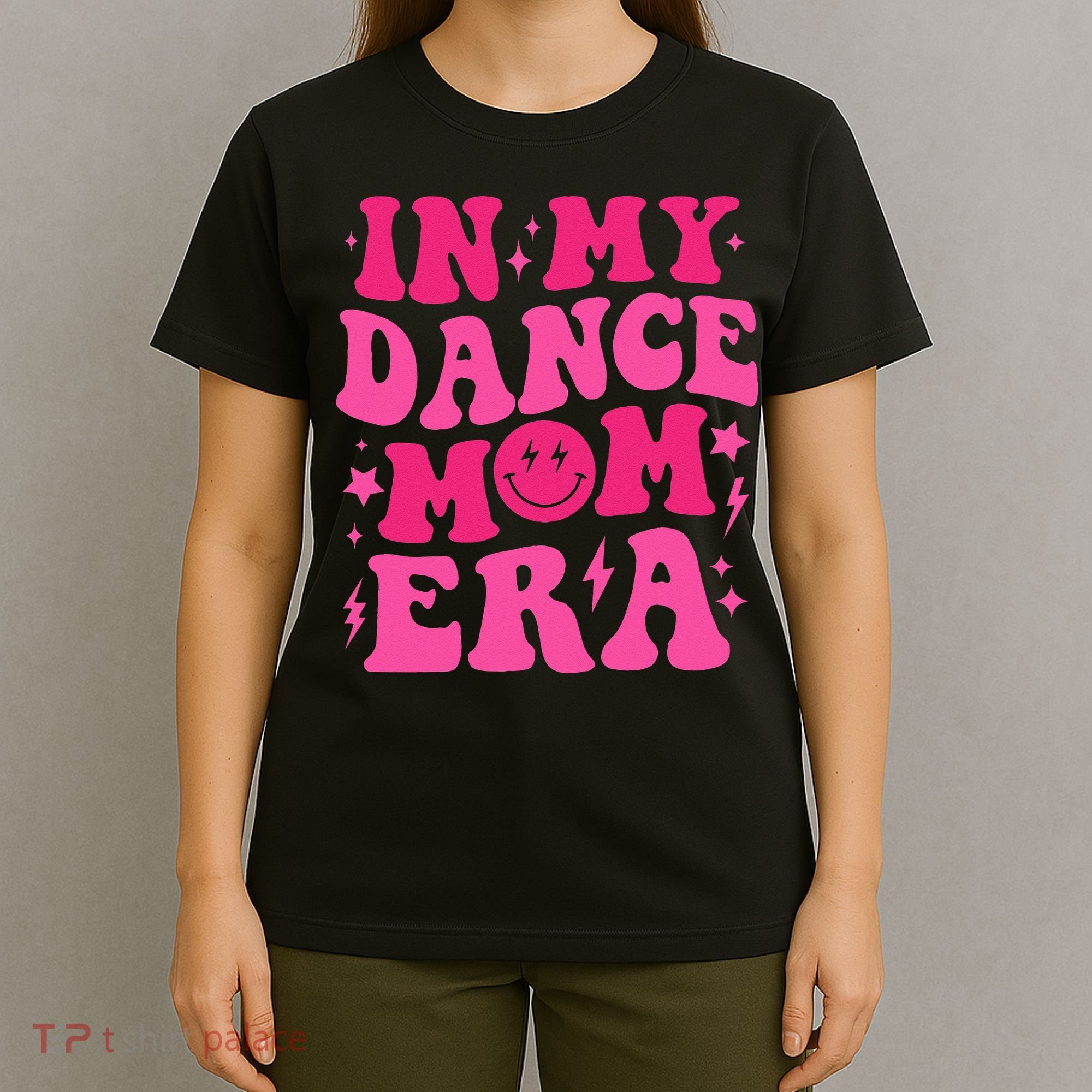 In My Dance Mom Era Groovy Sports Dance Mom Sweat T-Shirt
