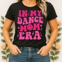 In My Dance Mom Era Groovy Sports Dance Mom Sweat Women's T-Shirt thumb 2