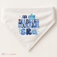 In My Diabetes Warrior Era USA-Made Doggie Bandana thumb 0