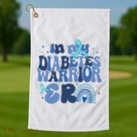 In My Diabetes Warrior Era Golf Towel thumb 1