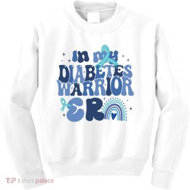 In My Diabetes Warrior Era Kids Sweatshirt