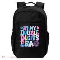 In My Double Digits Era Retro 10 Year Old 10th Birthday Backpack thumb 0