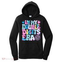 In My Double Digits Era Retro 10 Year Old 10th Birthday Women's Hoodie thumb 0