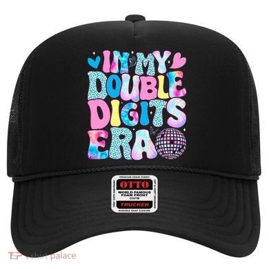 In My Double Digits Era Retro 10 Year Old 10th Birthday Hat