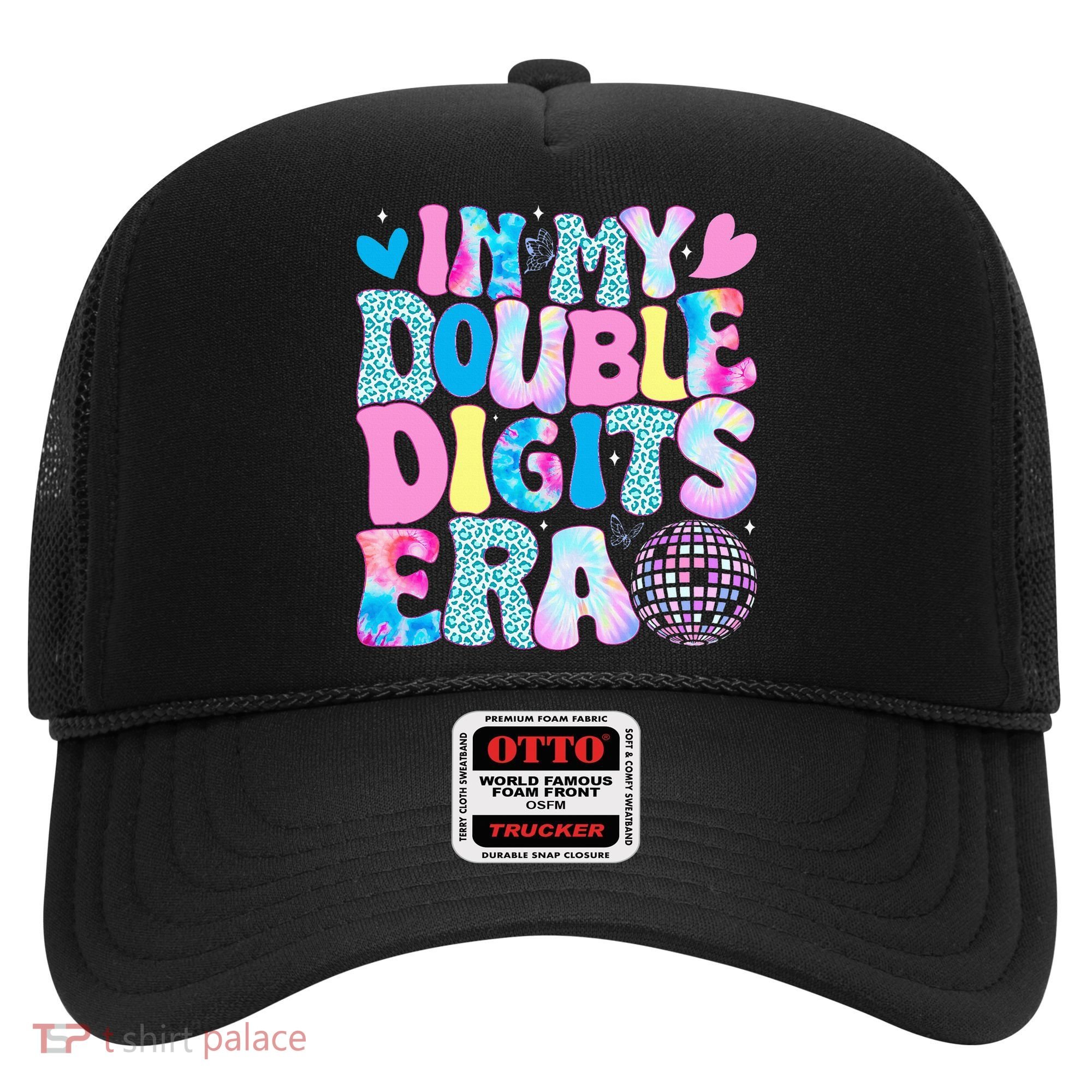 In My Double Digits Era Retro 10 Year Old 10th Birthday Hat