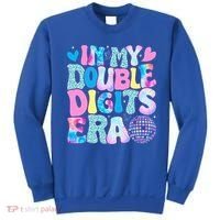 In My Double Digits Era Retro 10 Year Old 10th Birthday Sweatshirt thumb 0