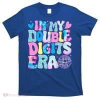 In My Double Digits Era Retro 10 Year Old 10th Birthday T-Shirt thumb 0