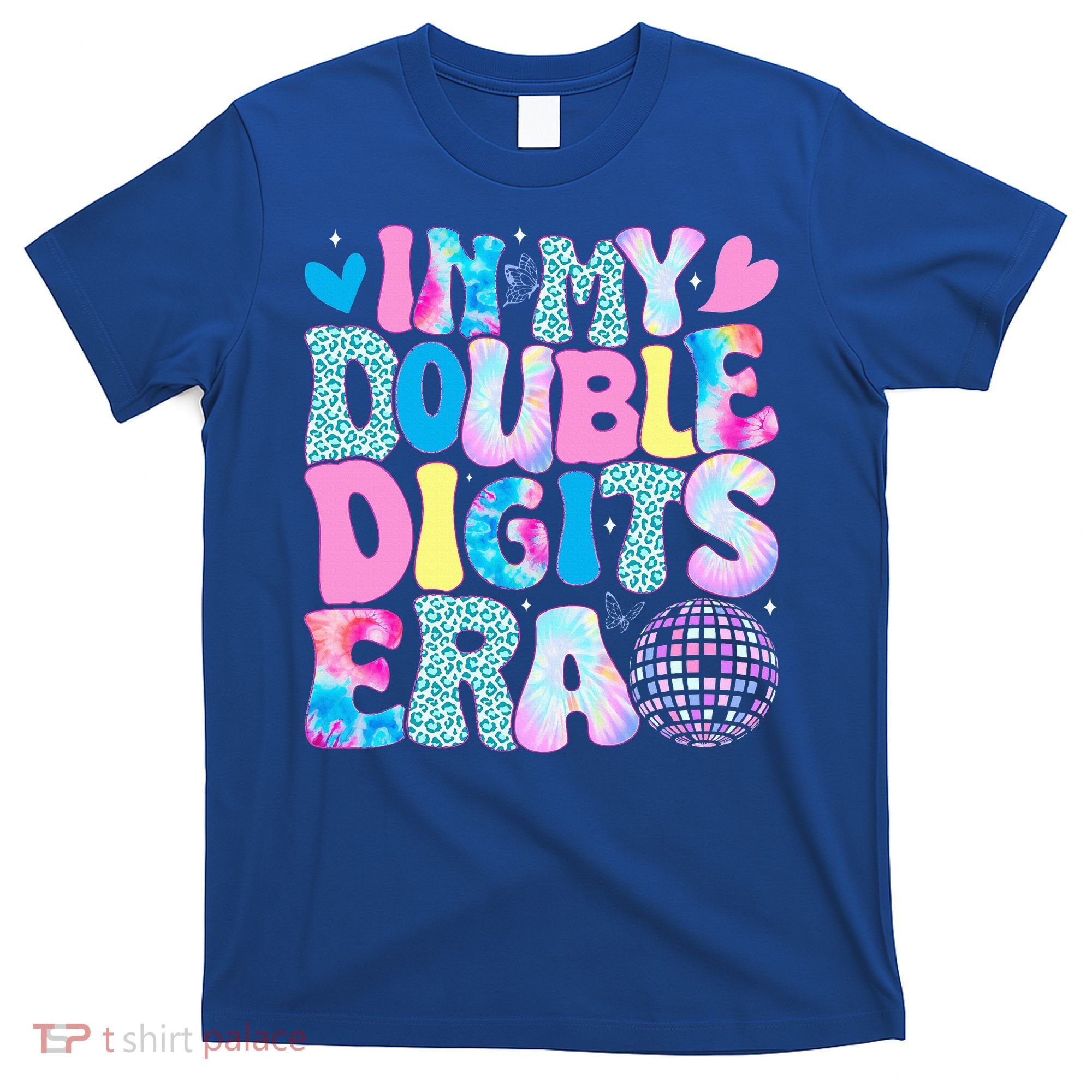 In My Double Digits Era Retro 10 Year Old 10th Birthday T-Shirt