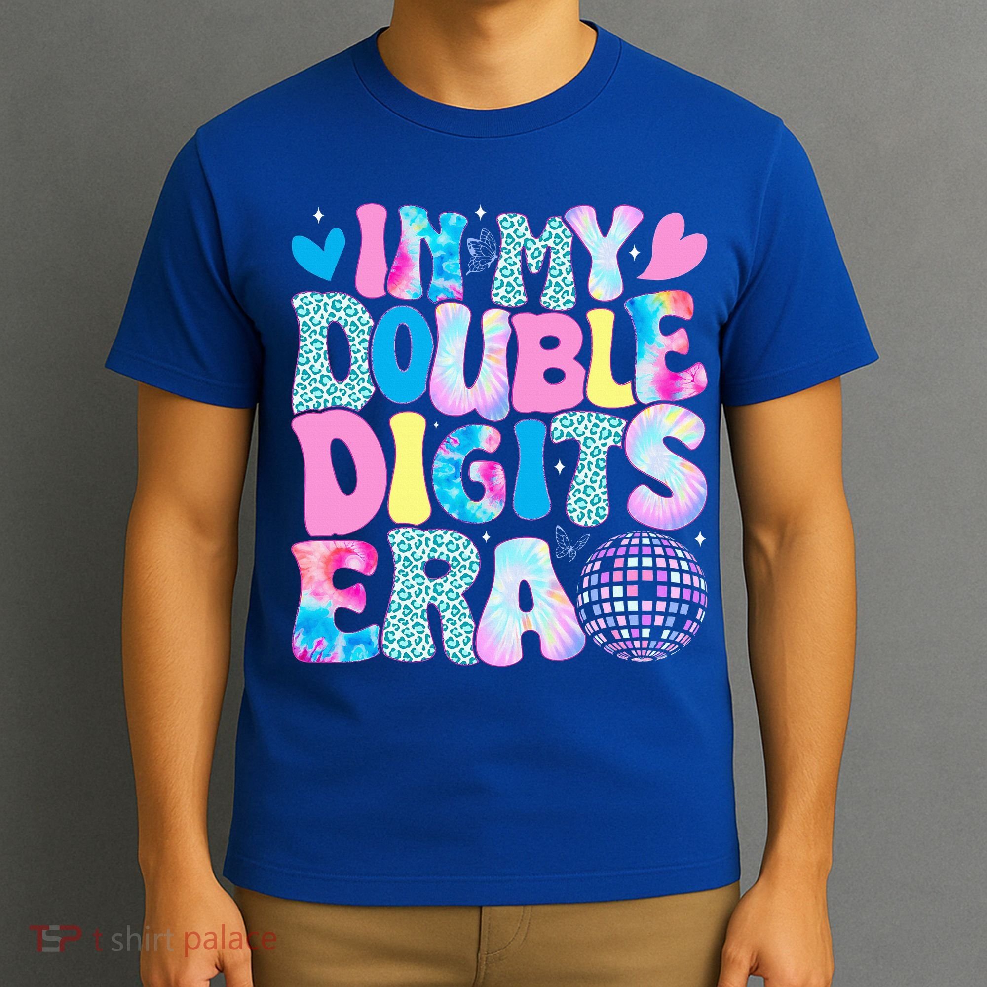In My Double Digits Era Retro 10 Year Old 10th Birthday T-Shirt