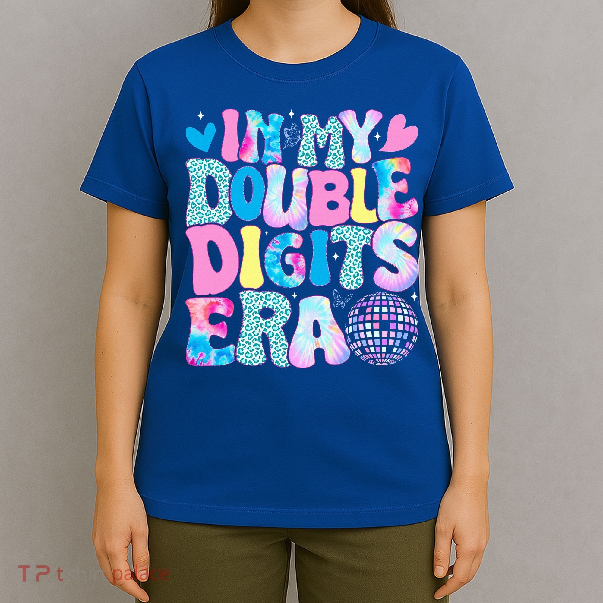 In My Double Digits Era Retro 10 Year Old 10th Birthday T-Shirt