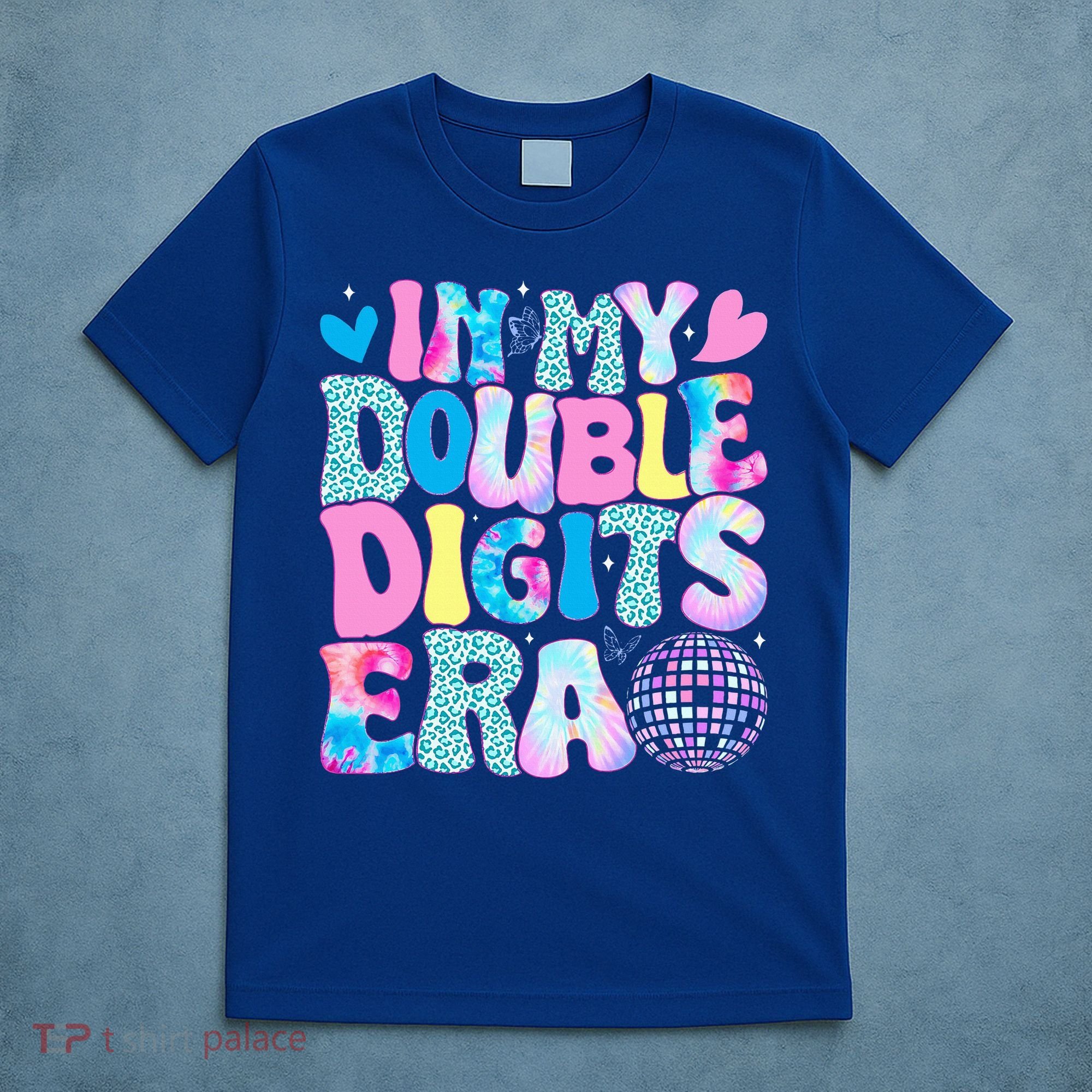 In My Double Digits Era Retro 10 Year Old 10th Birthday T-Shirt
