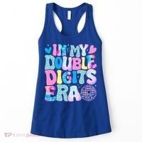 In My Double Digits Era Retro 10 Year Old 10th Birthday Women's Tank Top thumb 0