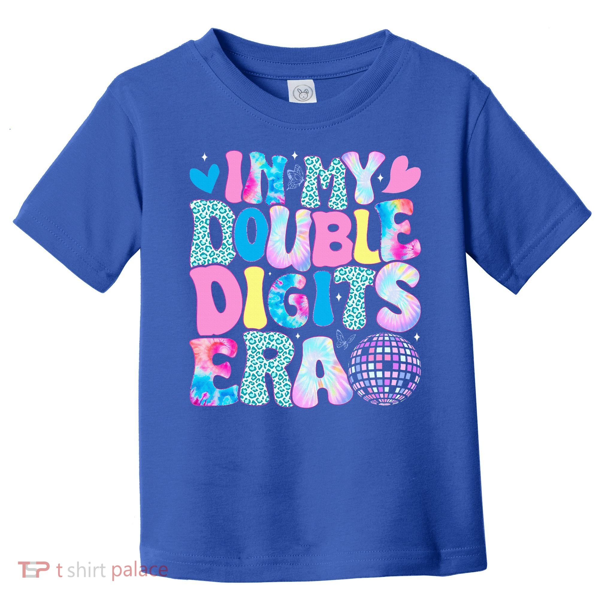 In My Double Digits Era Retro 10 Year Old 10th Birthday Toddler T-Shirt