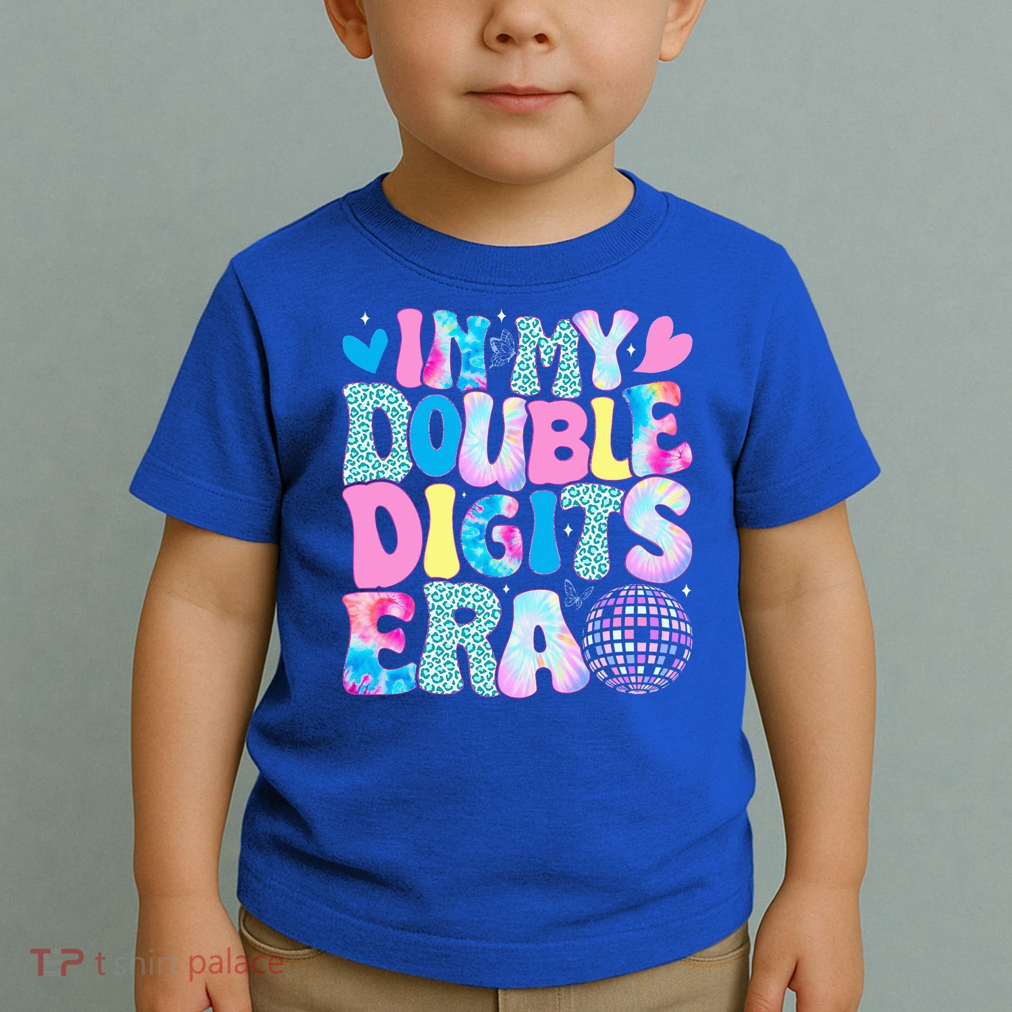 In My Double Digits Era Retro 10 Year Old 10th Birthday Toddler T-Shirt