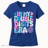 In My Double Digits Era Retro 10 Year Old 10th Birthday Women's T-Shirt thumb 0