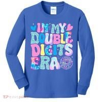 In My Double Digits Era Retro 10 Year Old 10th Birthday Kids Long Sleeve Shirt thumb 0