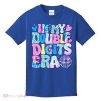 In My Double Digits Era Retro 10 Year Old 10th Birthday Kids T-Shirt thumb 0