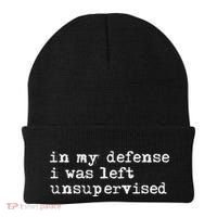 In My Defense I Was Left Unsupervised Beanie thumb 0
