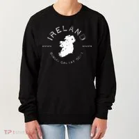 Ireland Map Dublin Galway Cork Graphic Women's Sweatshirt thumb 0