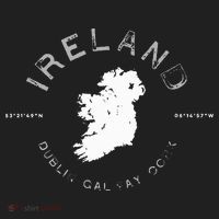 Ireland Map Dublin Galway Cork Graphic Women's Sweatshirt thumb 2