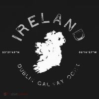 Ireland Map Dublin Galway Cork Graphic Sweatshirt thumb 3