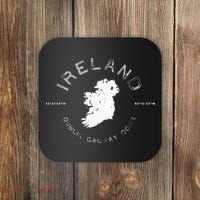 Ireland Map Dublin Galway Cork Graphic Coaster thumb 0