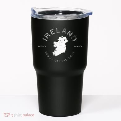 Ireland Map Dublin Galway Cork Graphic Tumbler