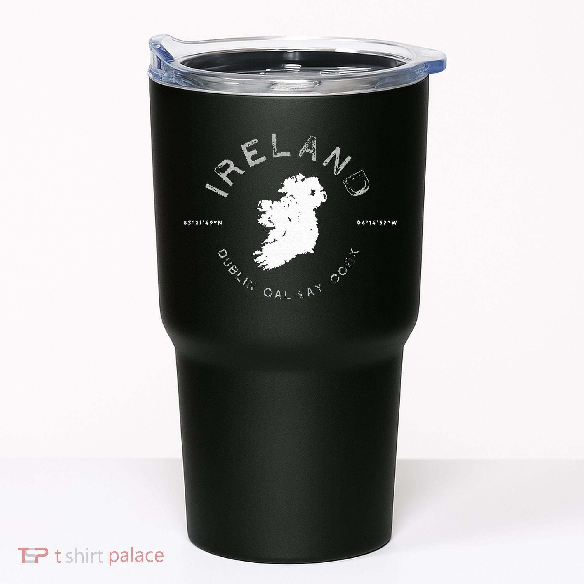 Ireland Map Dublin Galway Cork Graphic Tumbler