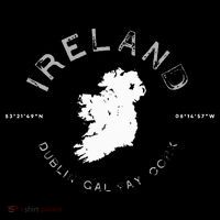 Ireland Map Dublin Galway Cork Graphic Mousepad thumb 1