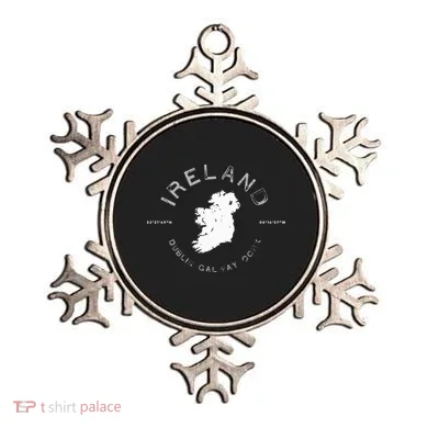 Ireland Map Dublin Galway Cork Graphic Ornament