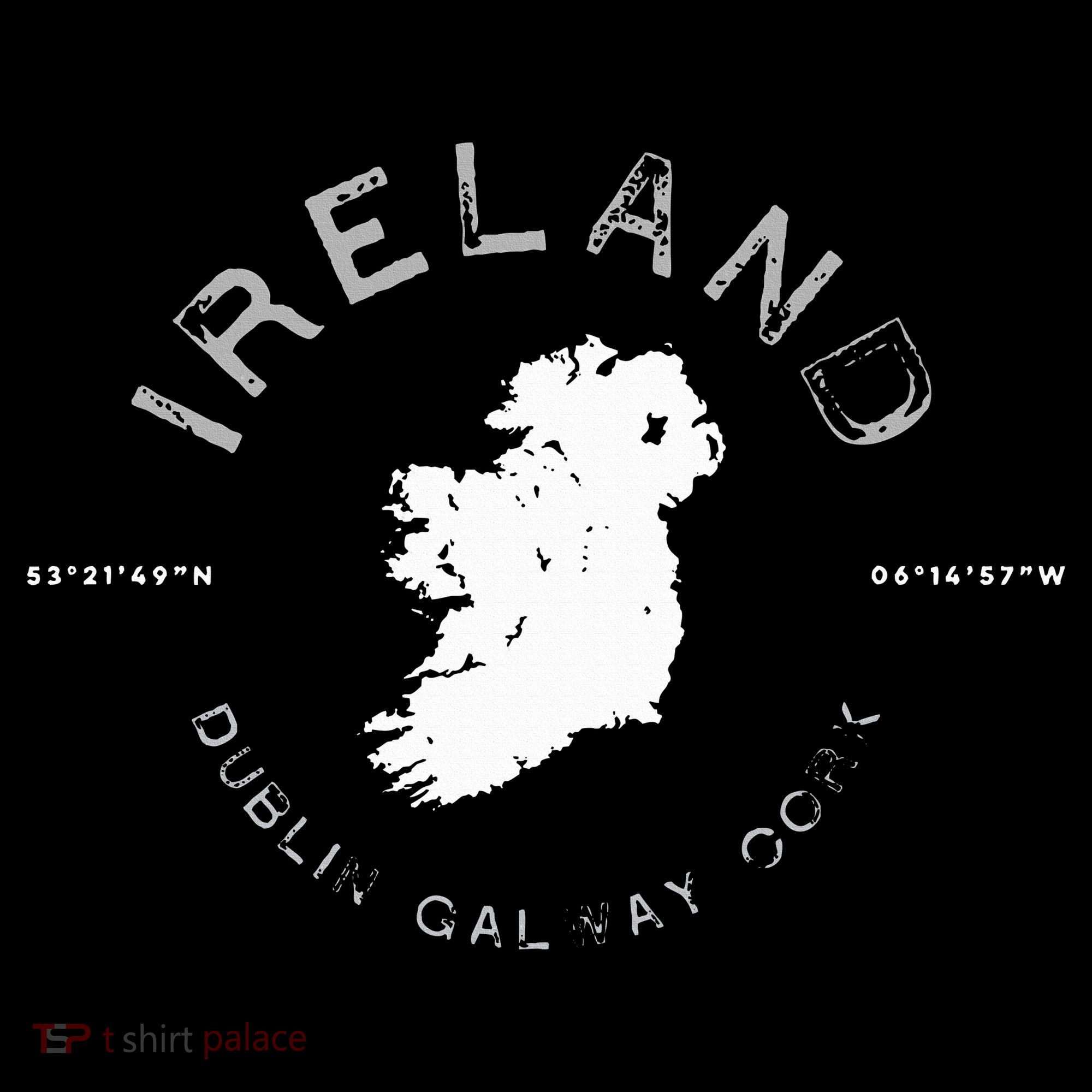 Ireland Map Dublin Galway Cork Graphic Kids Hoodie