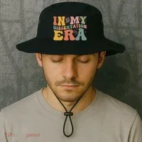 In My Dissertation Era School College Graduate Program Gift Bucket Hat thumb 2