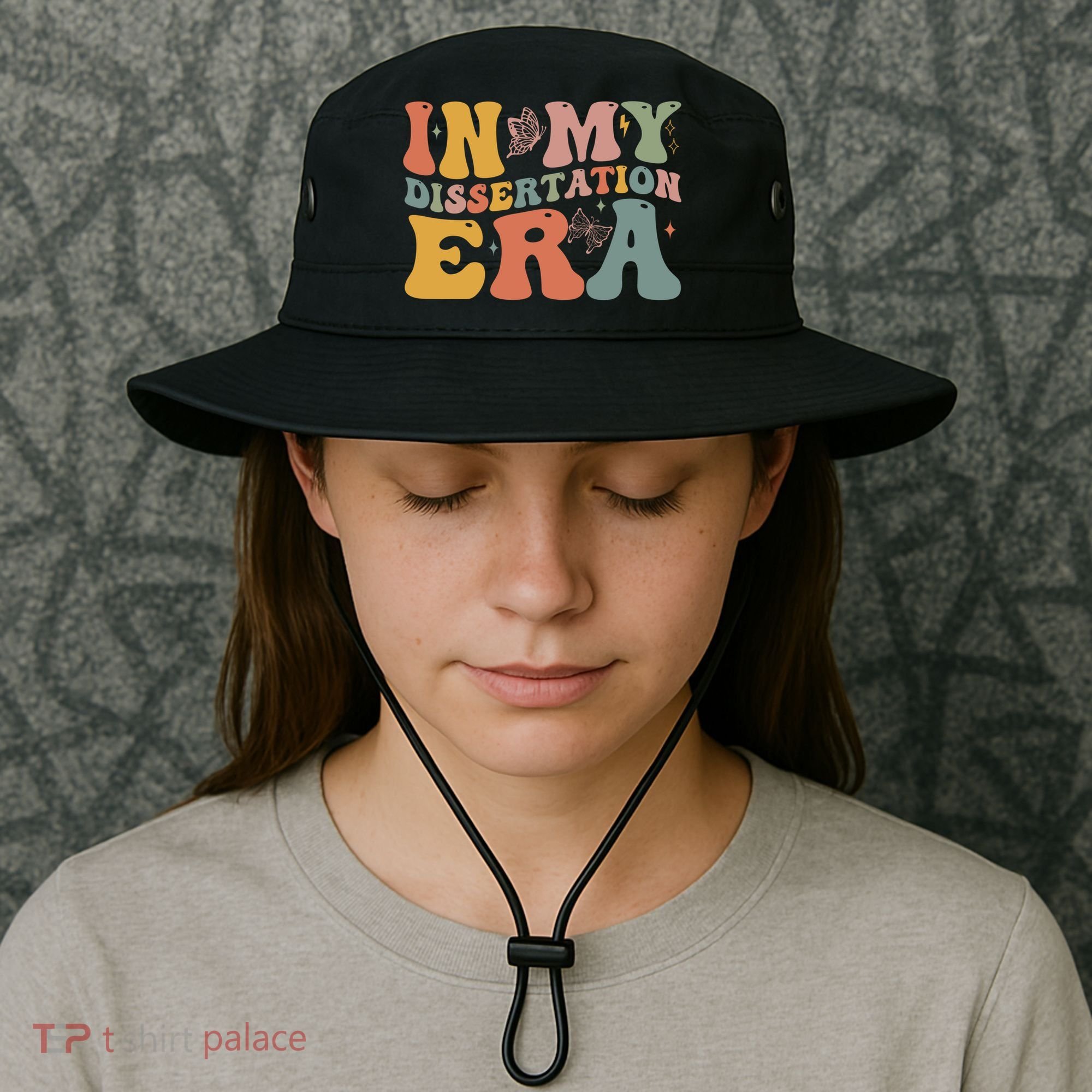 In My Dissertation Era School College Graduate Program Gift Bucket Hat