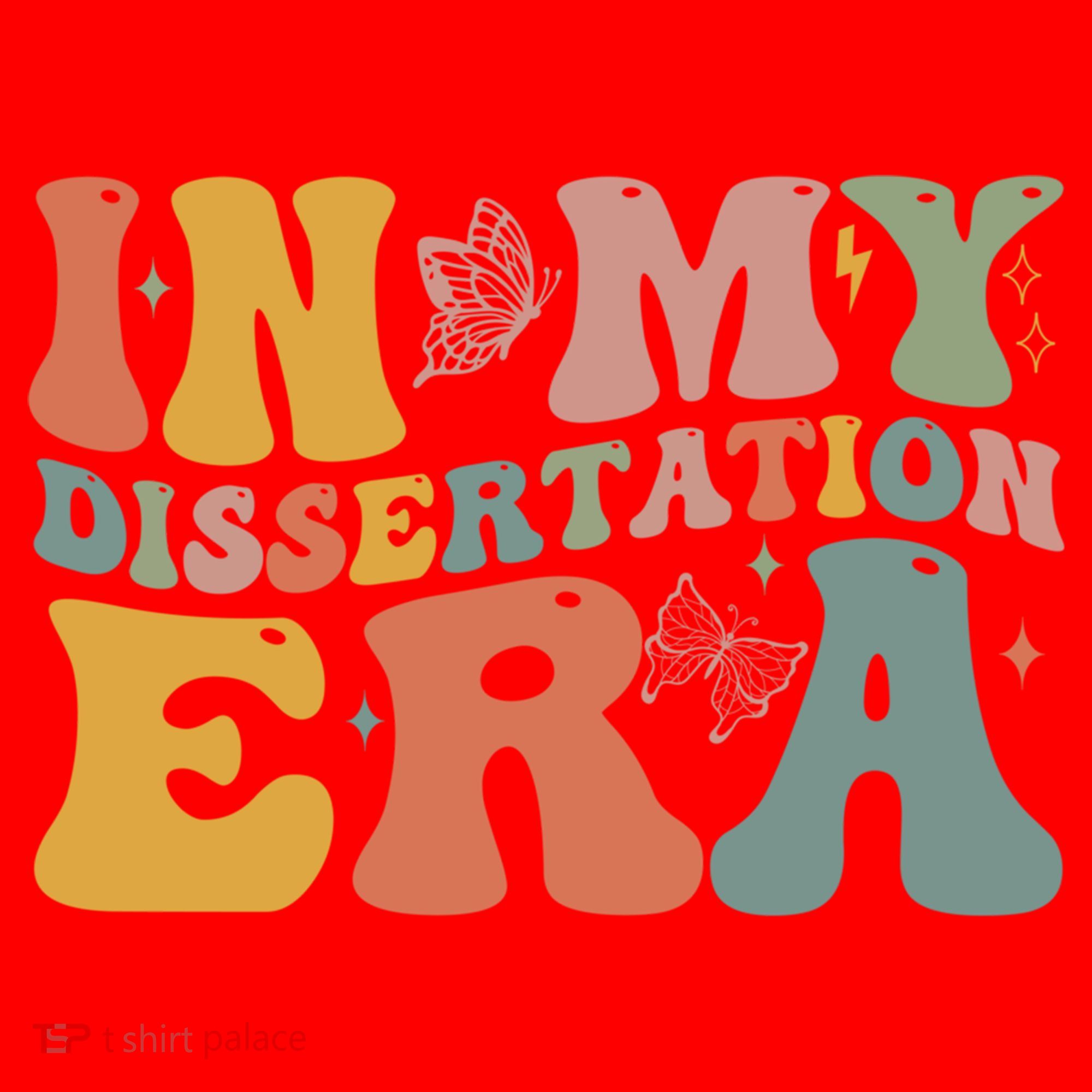 In My Dissertation Era School College Graduate Program Gift Santa Hat