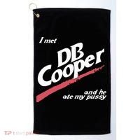 I Met Db Cooper And He Ate My Pussy Golf Towel thumb 0