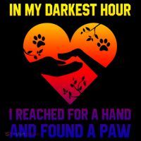 In My Darkest Hour I Reached For A Hand Found A Paw Xmas Gift Coffee Mug thumb 5