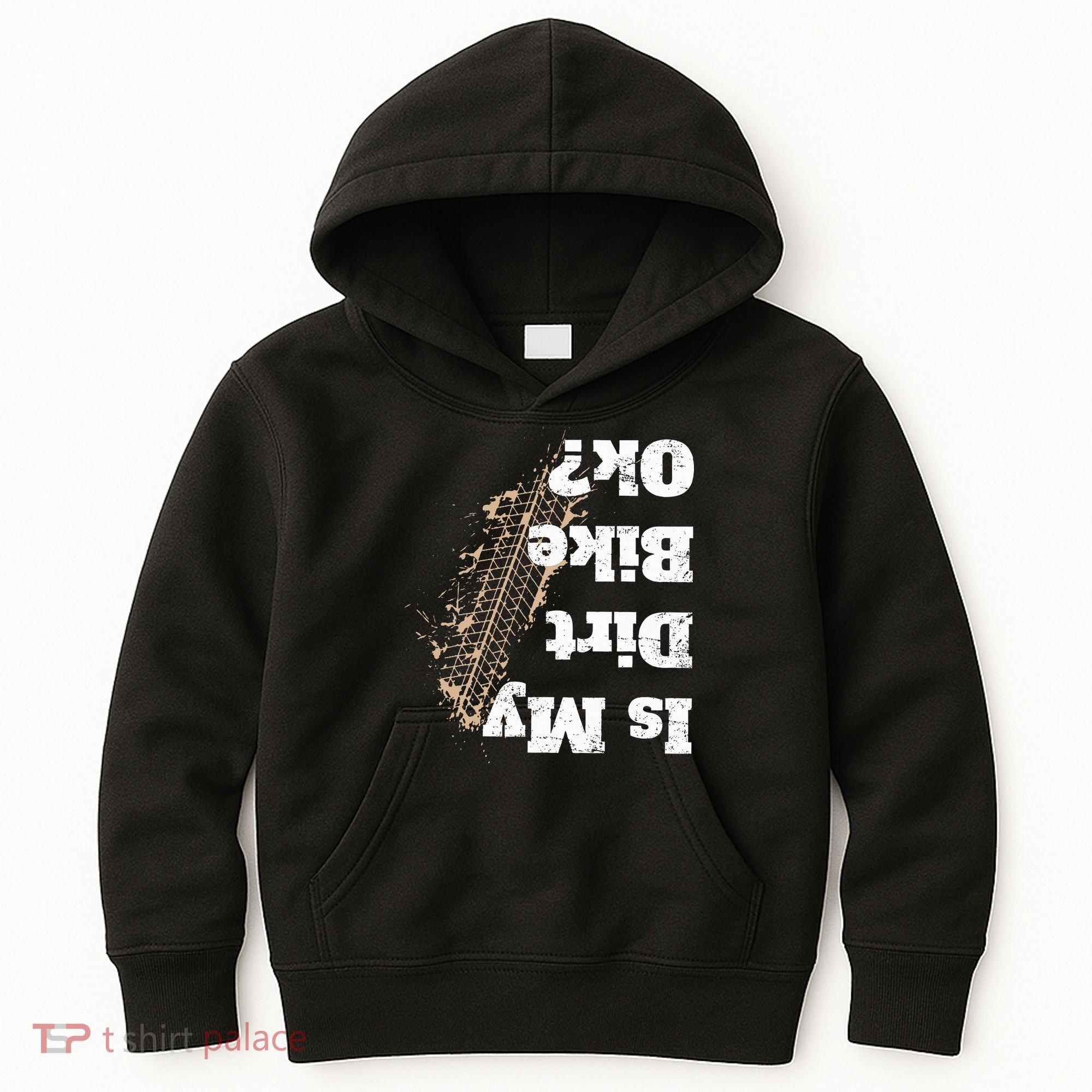 Is My Dirt Bike Ok Funny Off Road Biker Gift Kids Hoodie
