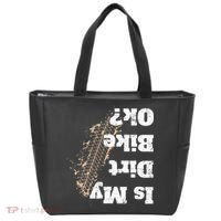 Is My Dirt Bike Ok Funny Off Road Biker Gift Tote Bag thumb 0