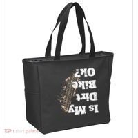 Is My Dirt Bike Ok Funny Off Road Biker Gift Tote Bag thumb 2