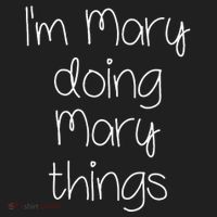 I'm MARY Doing Funny Things Women Name Birthday Gift Idea Beanie thumb 2