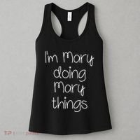I'm MARY Doing Funny Things Women Name Birthday Gift Idea Women's Tank Top thumb 3